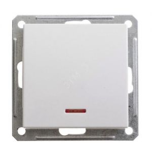 ПЕРЕКЛЮЧАТЕЛЬ ПЕРЕКРЕСНЫЙ SCHNEIDER ELECTRIC W59 VS716-159-1-86 Б/РАМКИ, С ИНД. С/У, 1-КЛ. БЕЛЫЙ - 16А- IP20